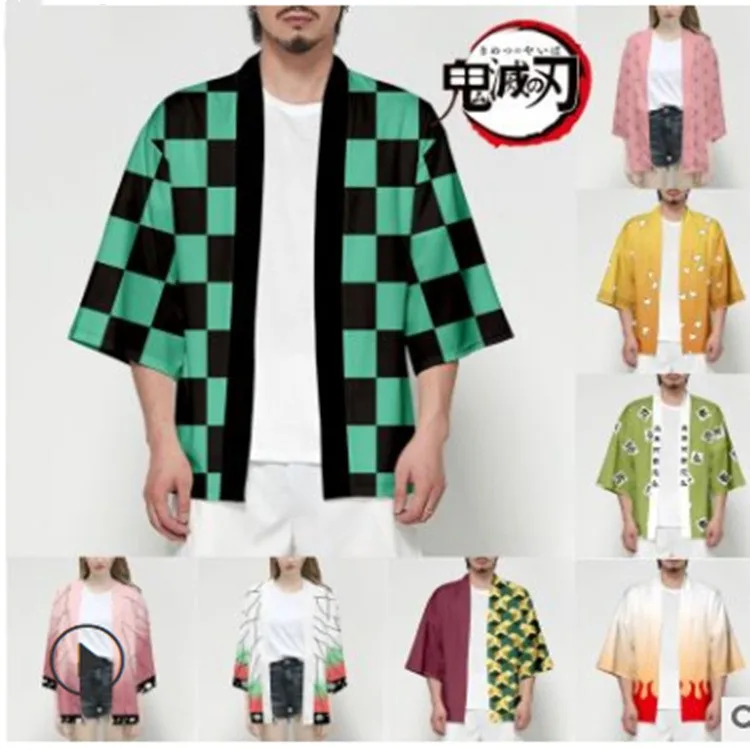 Tytopone аниме демон убийца взрослый костюм для косплея Kimetsu No Yaiba Kamado Agatsuma Zenitsu Tomioka Giyuu Nezuko