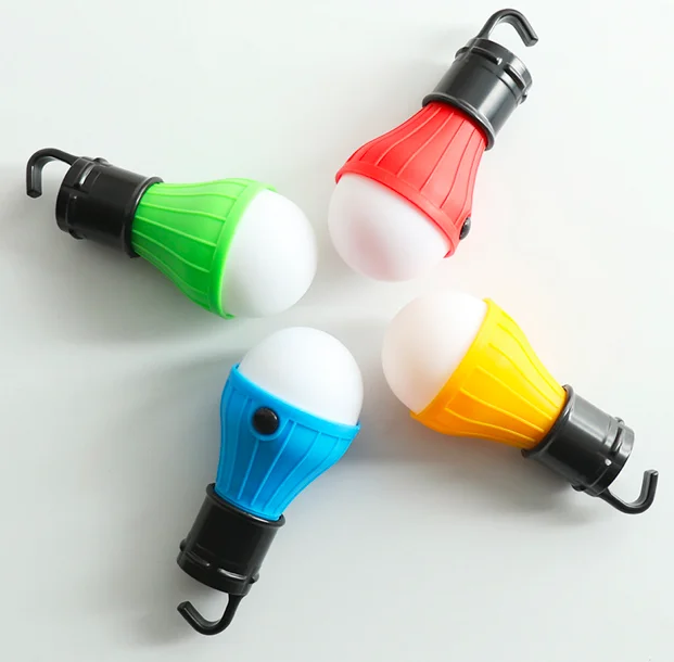 Outdoor waterproof Camping Equipment Lantern Tent Light Mini Portable LED Bulb