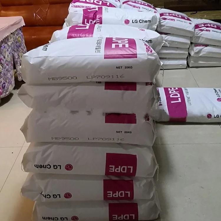 High Flow LDPE MB9500 Virgin Plastic Coating LDPE Granules injection Molding For Powder application Raw PE plastic material