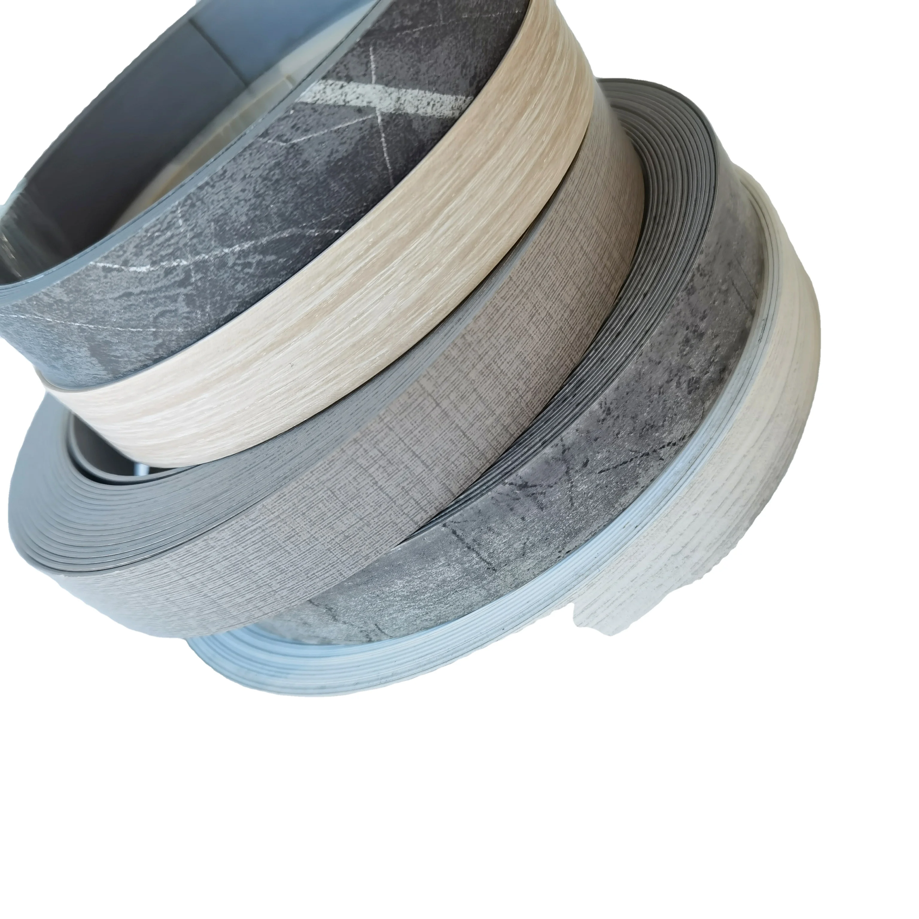 PVC edge lipping Strip Plastic Rubber Edge Protection Banding PVC Edge Banding Tape