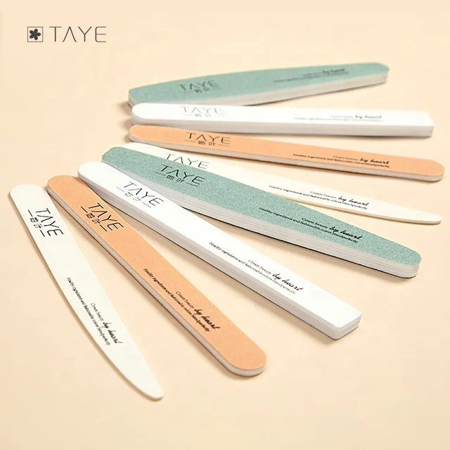Custom Professional Printed Logo Mini Double Side Nail File 100/180