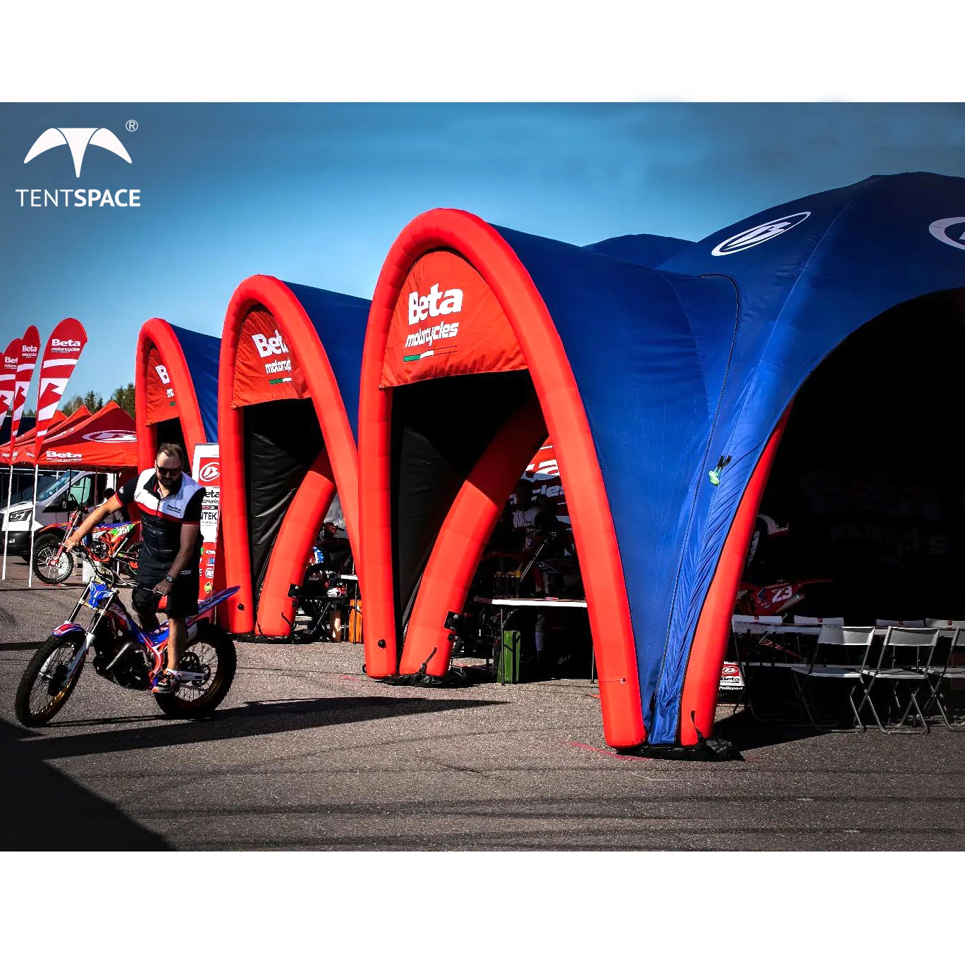 Factory hot sale personalized custom made inflatable event tent modular large combined air sealed canopy for commercial events