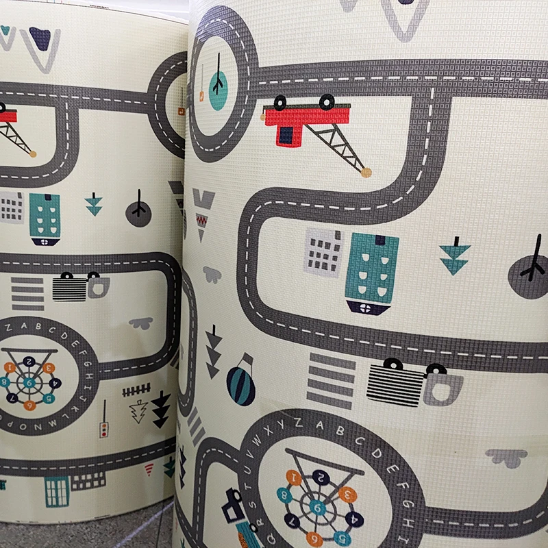 Xpe Foldable Baby Play Mat Foam Folding Play Mat Extra Large Foam Crawl Mat