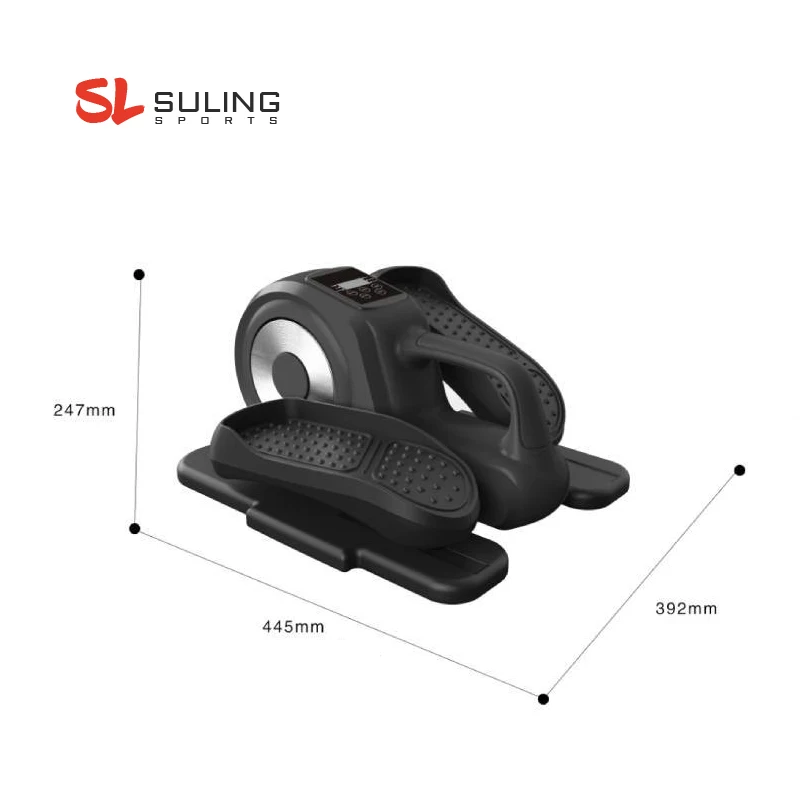 Indoor New Under Desk Elliptical Machine Mini Elliptical Machine Trainer Fitness Bike Recovery Machine Electric Elliptical Bike