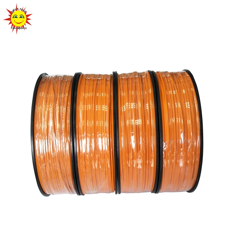Happiness 0.45MM Copper Core Shooting Wire Connecting Wire 500M for Fireworks Igniter System Cold Pyro