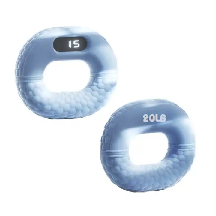 Home Gym Fitness Silicone Hand Grip Strength Resistance Bands Finger Exerciser Strengthener Trainer Ring