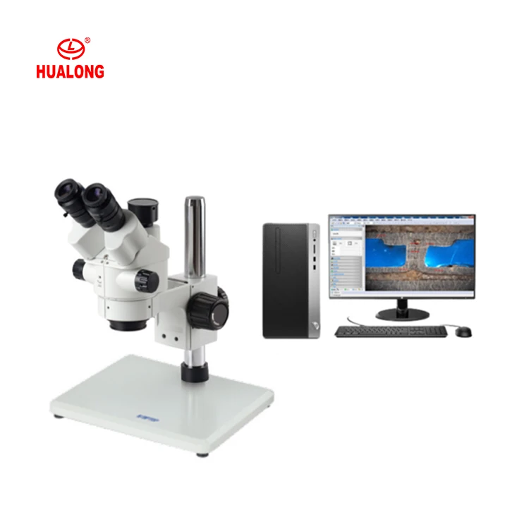 Hualong HL-JSZ5 0.7X - 4.5X Trinocular Zoom Stereo Microscope