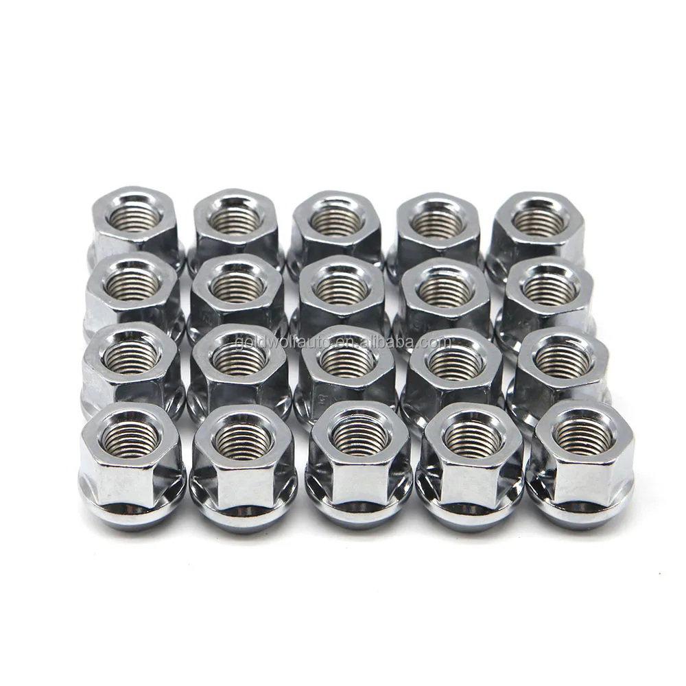 open end 22mm length wheel lug nut