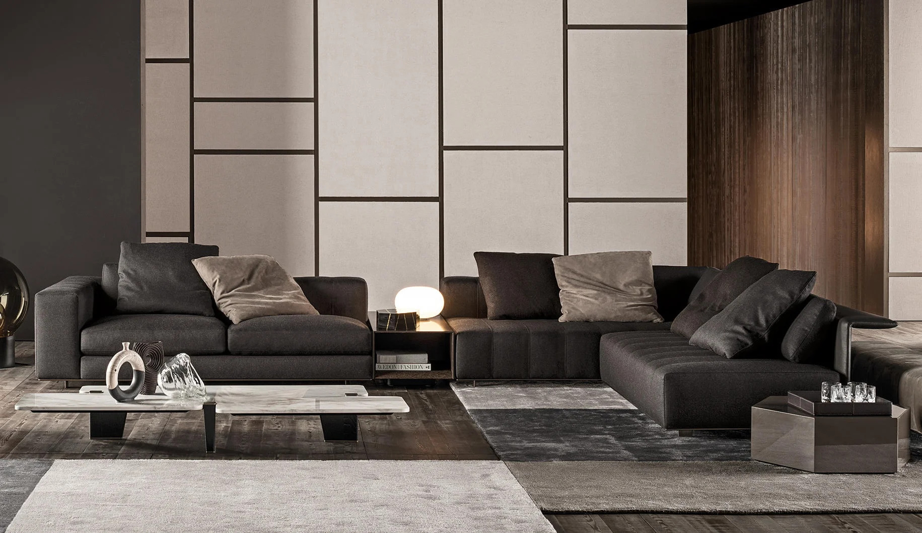 Foshan New Arrival Shann Furniture Sofa Sets Modern Italy  Style Living Room Sofa Set