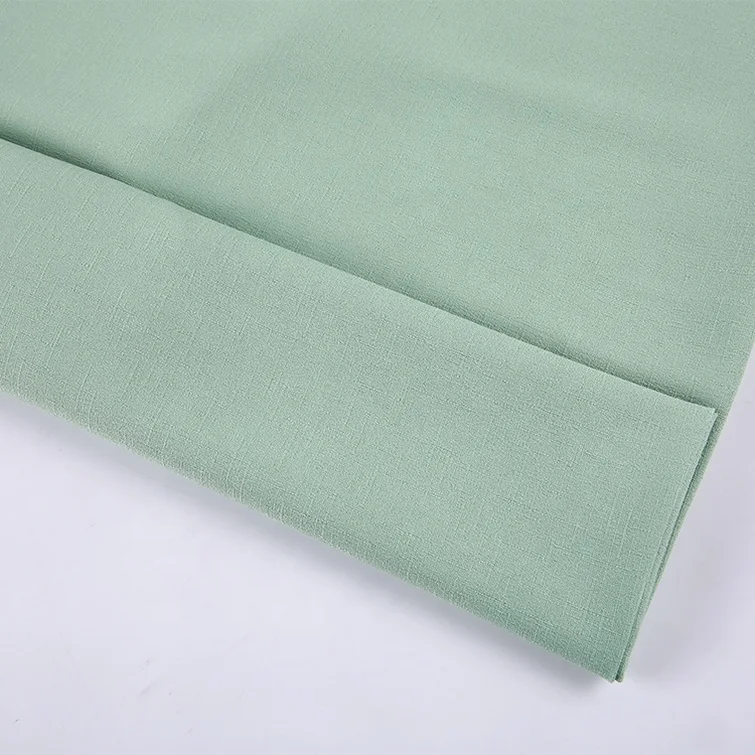 high quality 4 way spandex tr slub ladies dress polyester fabric price per yard