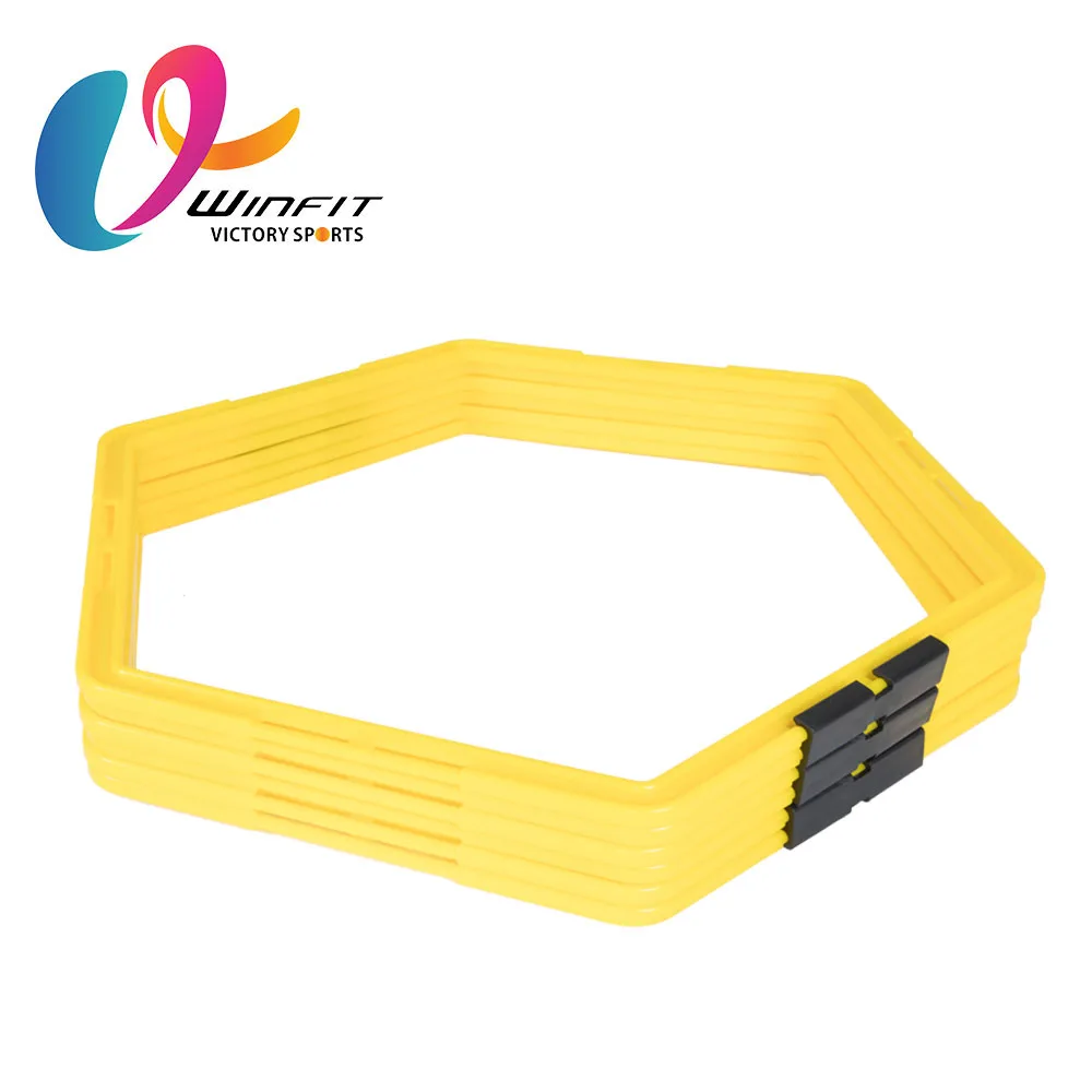 Professional Adjustable PP Football Soccer Training Hex Agility Speed Ladders