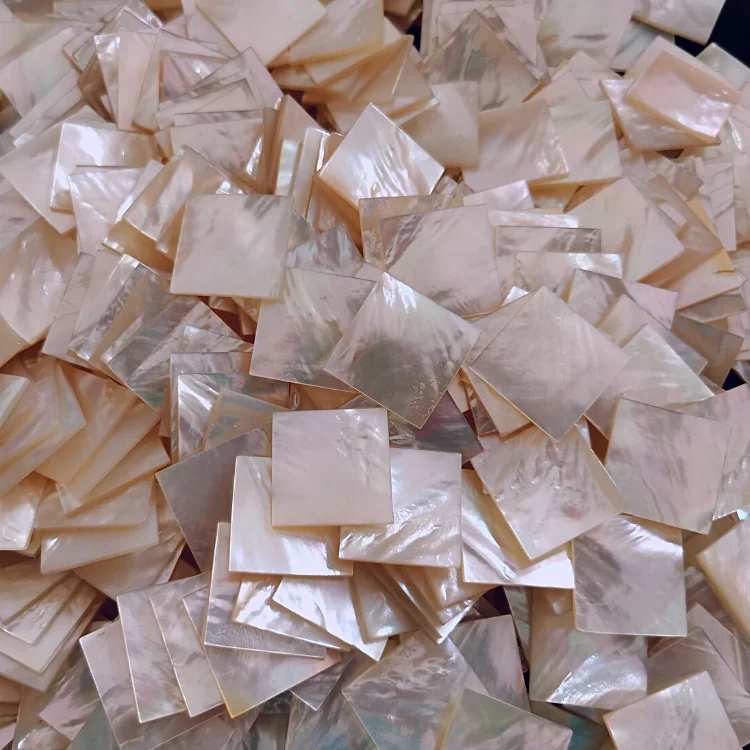
Manufacturer wholesale natural MOP shell square mother of pearl blanks 