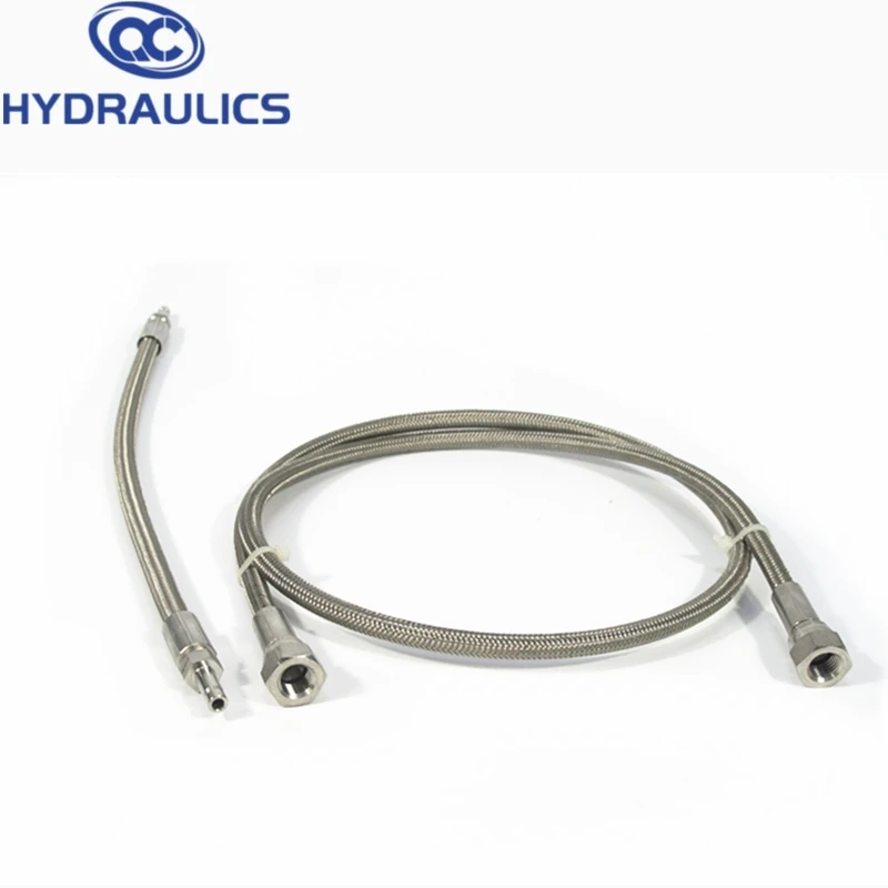 SS High Pressure Wire Braided Flexible PTFE Hose Pipe