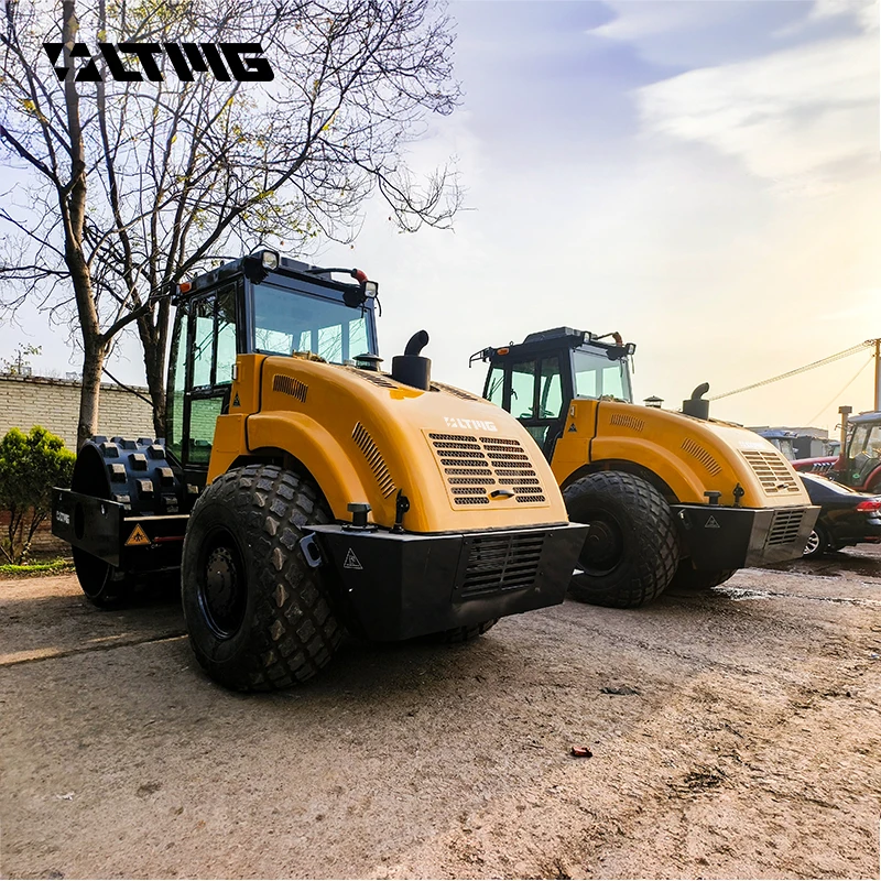 LTMG Latest Model 14 ton single drum road roller for compacting asphalt concrete