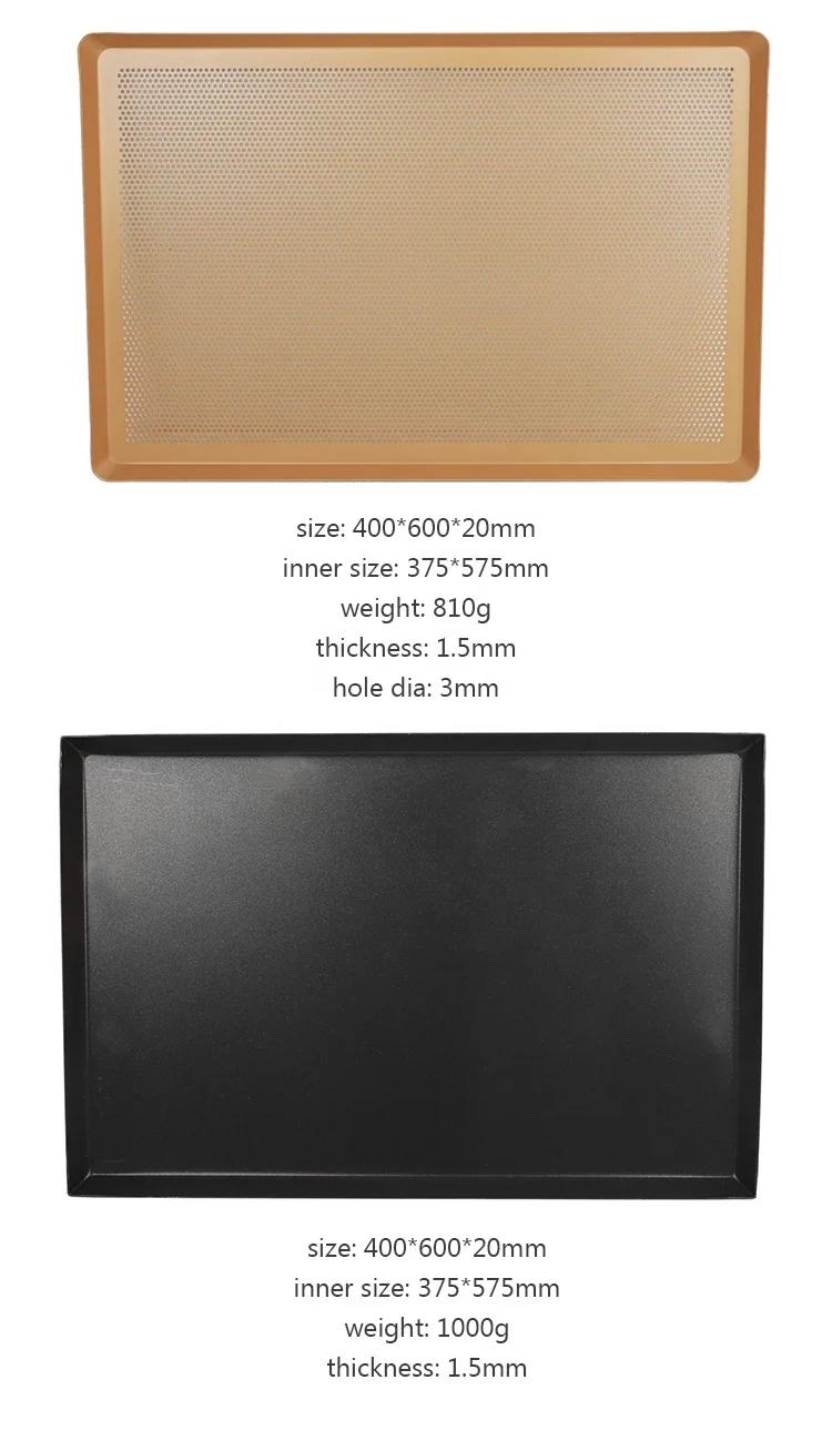 Different type Aluminum full size baking sheet