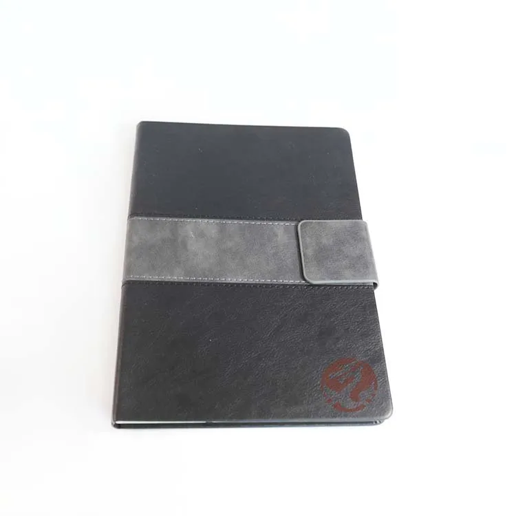 
Custom PU leather 6-ring binder spiral custom notebook study office A5 A6 notebook 