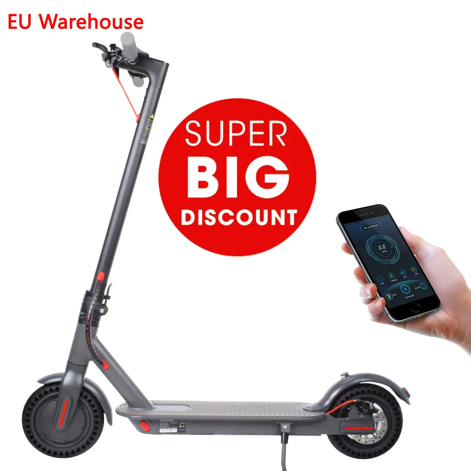 Self Balancing Foldable 350W 500W 8.5Inch 2 Wheels Powerful Adults & Kids EU & USA Warehouse Electric Scooter