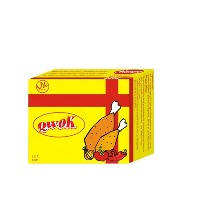 HALAL natural 5g chicken soup cube poulet bouillon cube seasoning cube for delicious cooking