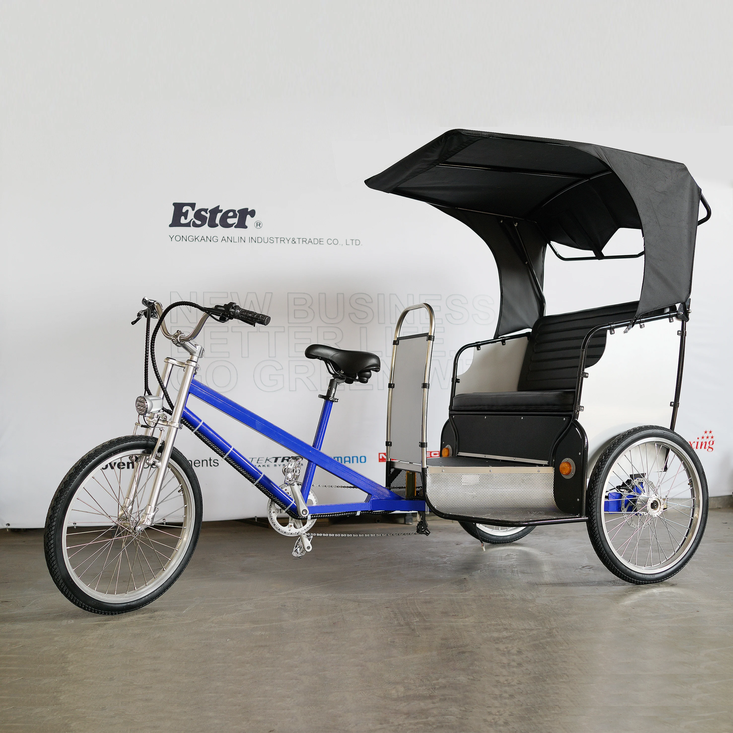 ESTER 2 Person Electric rickshaw,Used Motorized Rickshaw for Sale