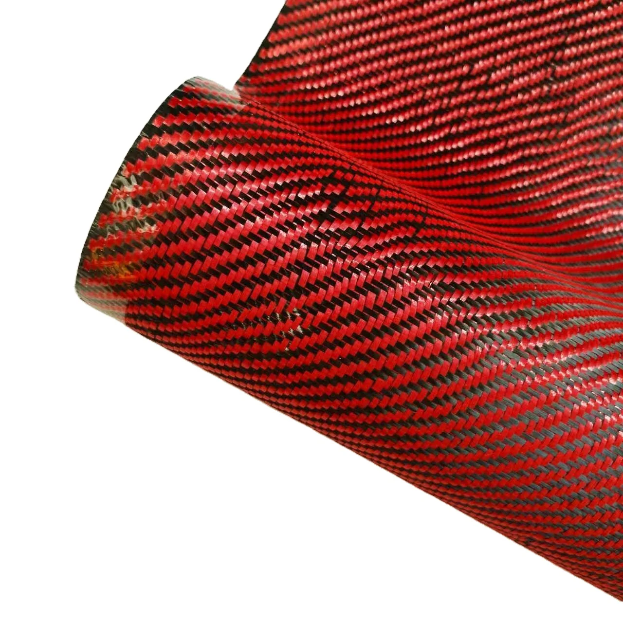 Red aramid carbon kevlar fiber fabric for anti-cutting