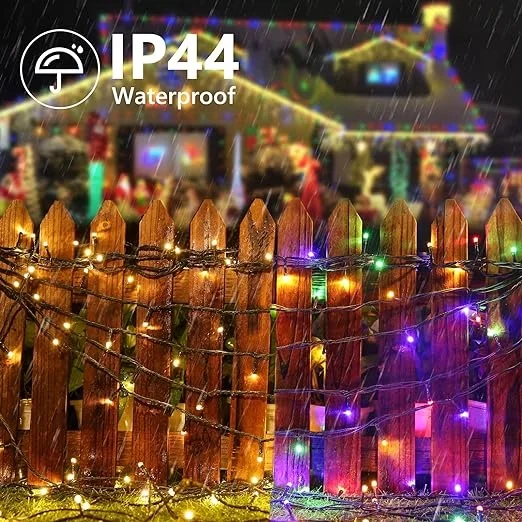 Smart Tuya WiFi  Christmas String Lights 200LED Color Changing LED RGB App-Remote-Control Control for Indoor Outdoor Party Decor