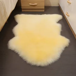 Luxury Genuine Australian Sheepskin Area Rug Sofa Real Lamb Skin Wool Fur Rugs Real Sheepskin Carpets