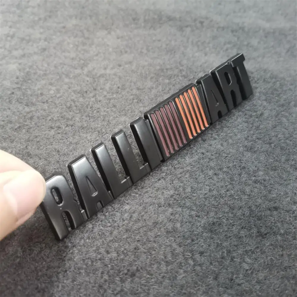 Suitable for Mitsubishi Ralliart Modified Logo Three-Dimensional Metal Rear Sticker Cross-Border Hot Spot Wholesale