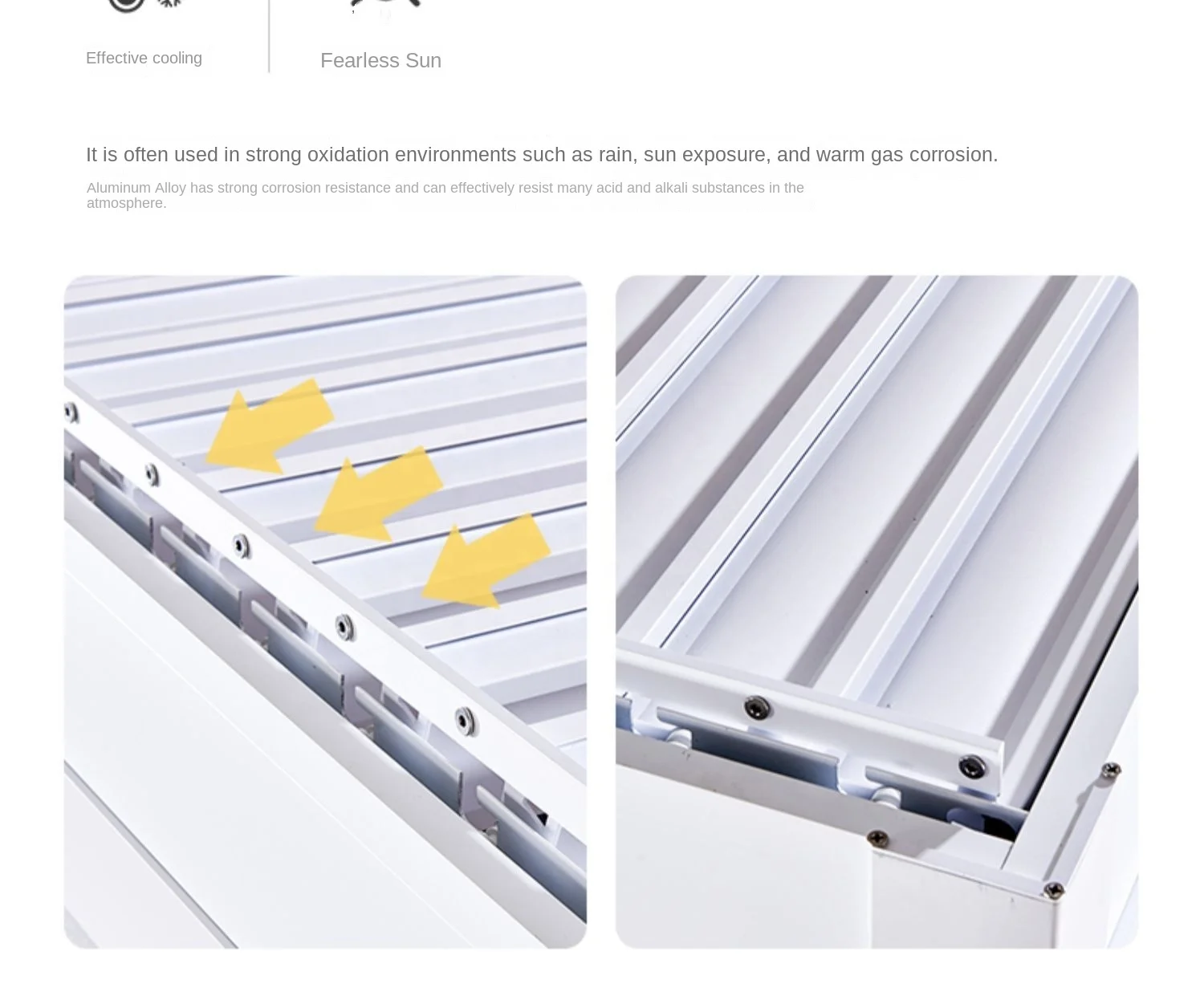 Villa Garden Opening Louver Roof Sunshade Aluminum Alloy Outdoor Pergola and Gazebo 3.0*3.0M