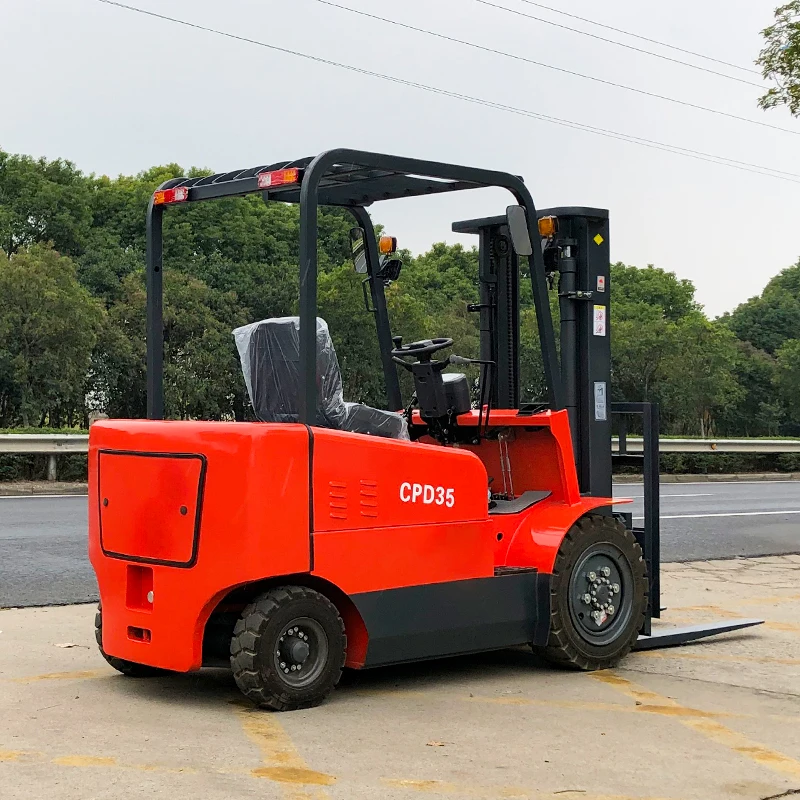 Wholesale Electric forklift 5 ton new energy handle forklift electric hydraulic electric stacker forklift