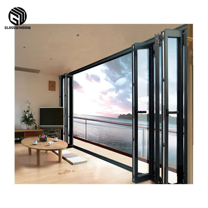 Factory Direct Price Bifolding Sliding Pivot Door Bifold Accordion Bi Folding Doors