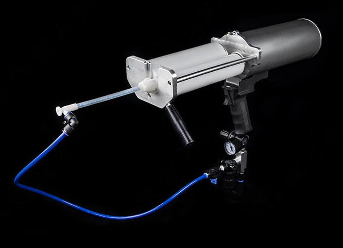 1200 1:1 Two-Part Pneumatic Spray Caulking Gun Adhesive Silicone Gun for Construction