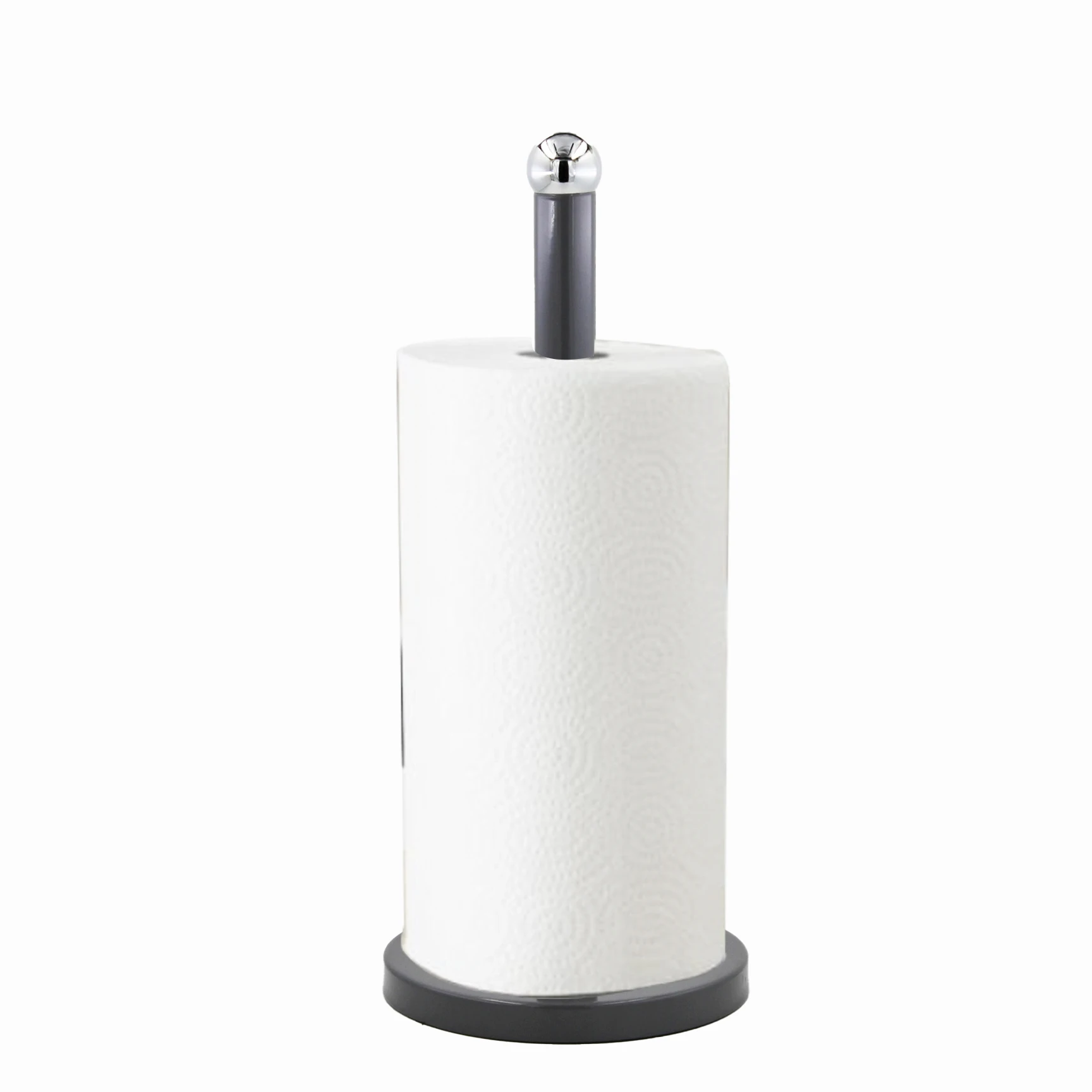 Stainless steel kitchen paper towel holder standing  paper holder