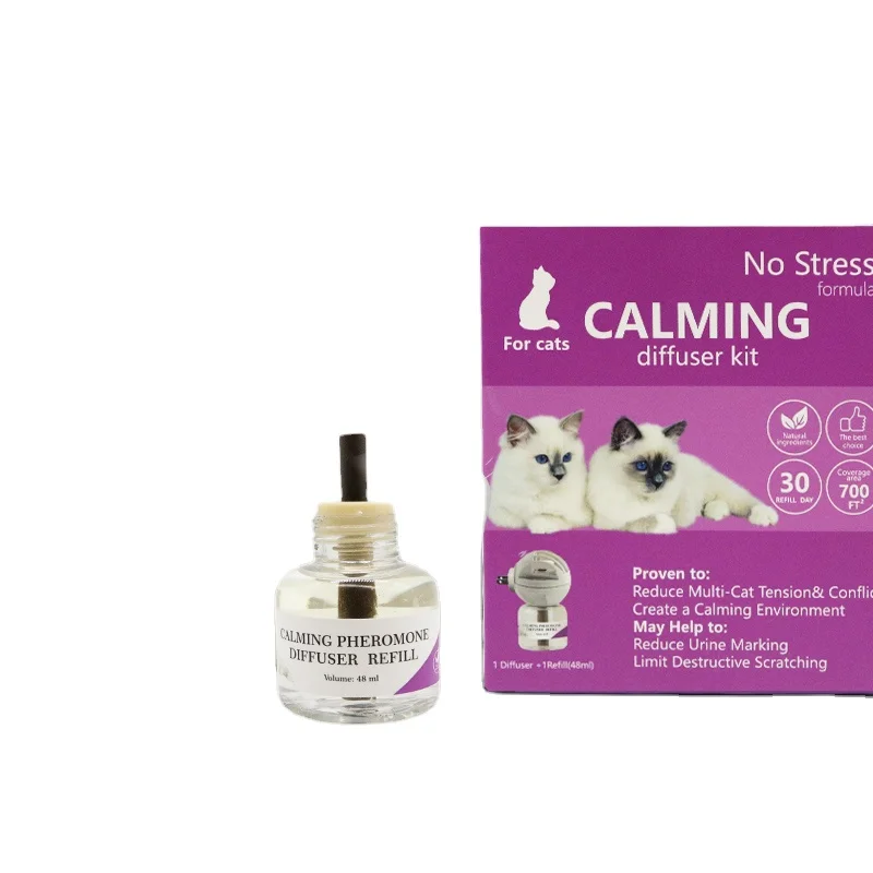 Cat Calming Diffuser for Correcting Unwanted Behaviors of Cats Related to Stress Fear or Sexual Hunting