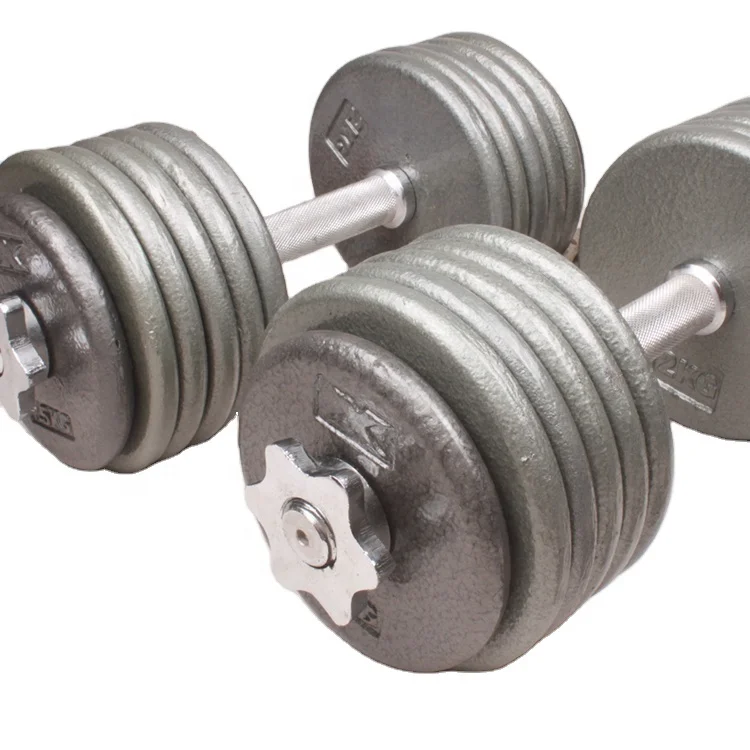 Gym Equipment Fitness Equipment Body Building Exercise Paint Adjustable Gym Dumbbell Set