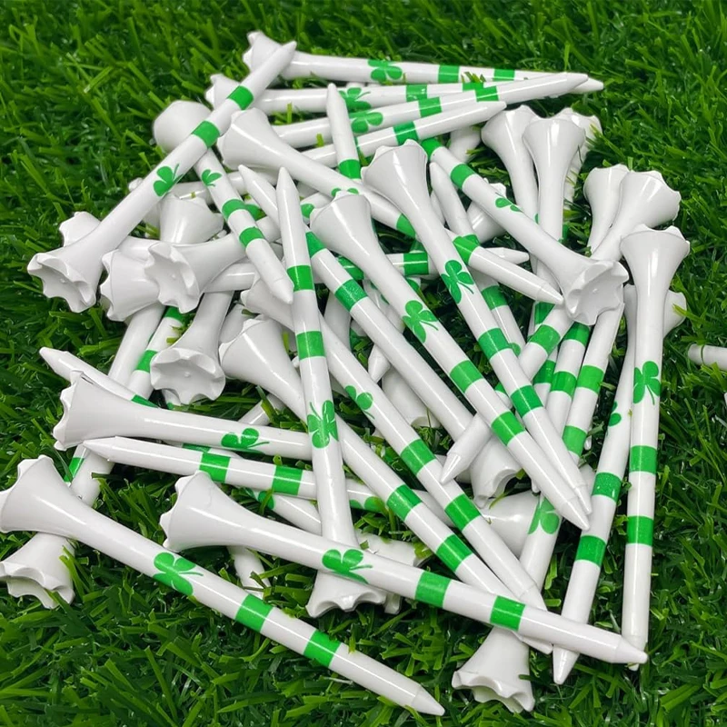 Manufacturer Custom Logo Printing Plastic Unbreakable Golf Tees Professional Plastic Golf Tees