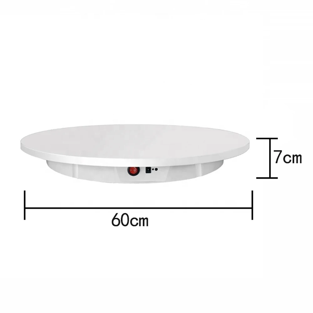 60cm Best rotating advertising base rotation exhibition display turntable for crystal items  display