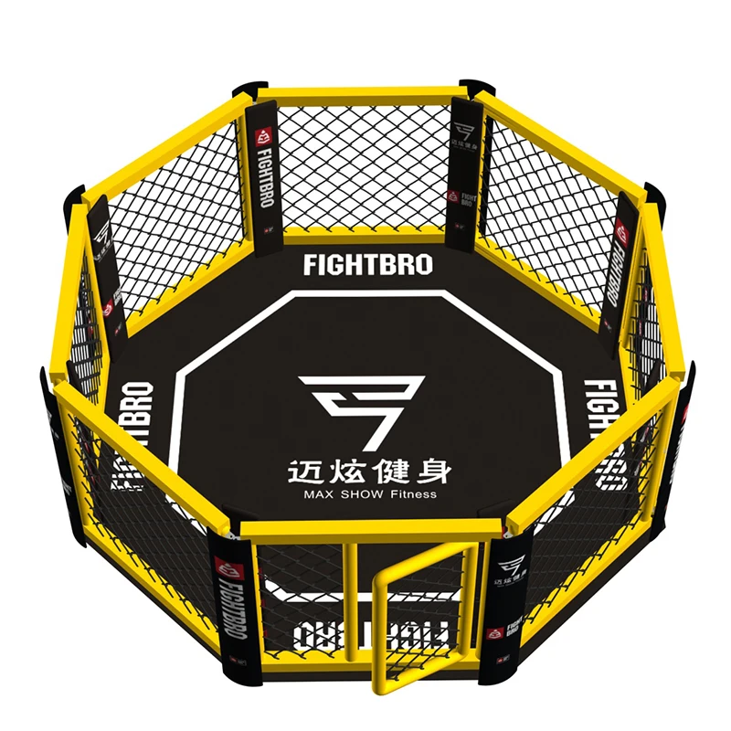 Boxing equipment factory price canvas cover  floor Octagon MMA Cage