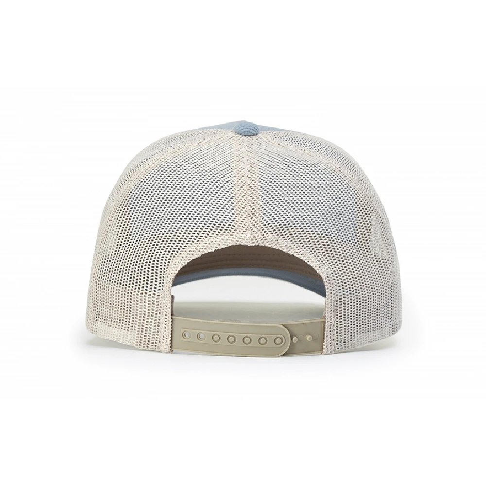 custom sports vintage hip hop high quality neutro corduroy patch sky blue 2 tone mesh trucker hat five panel in stock