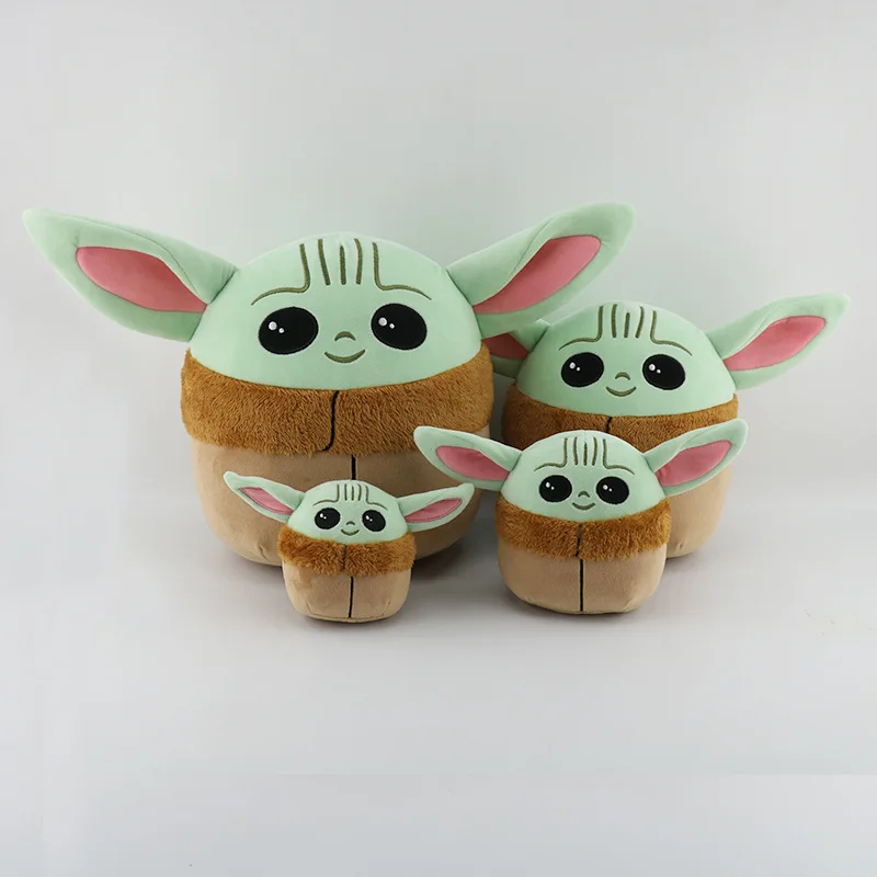  Оптовая продажа индивидуальная мультяшная Детская плюшевая игрушка Yoda мягкая подушка кукла подарок Прямая с