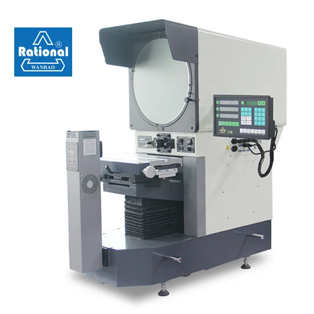 Rational high precision Profile Projector optical comparator for screws measurement