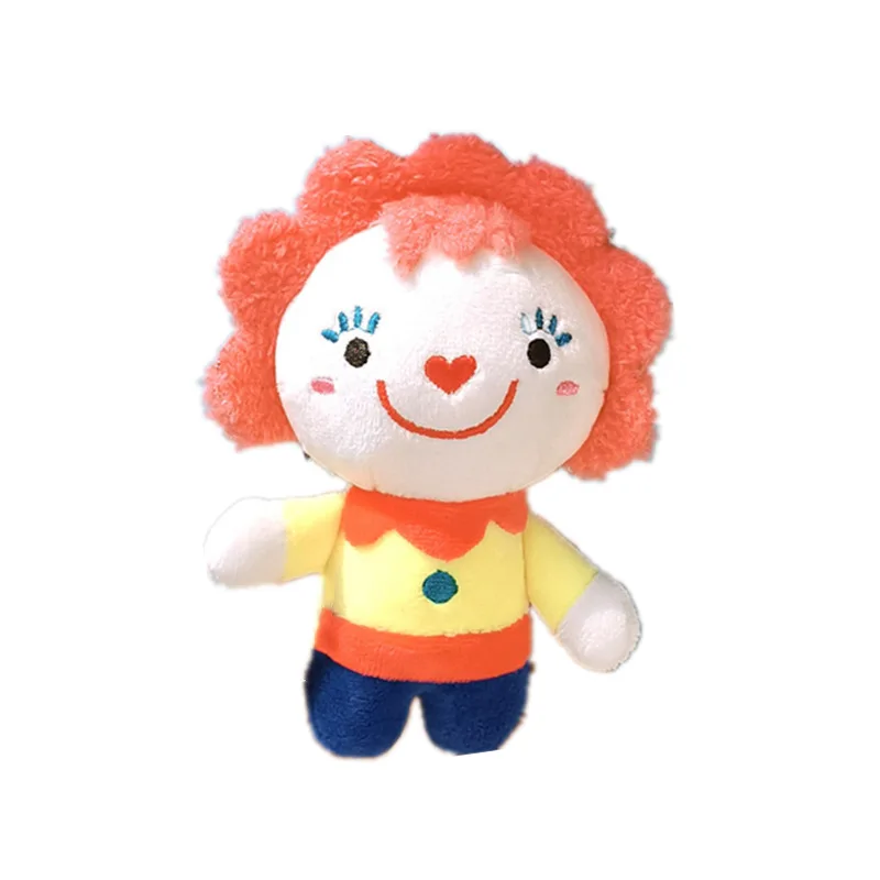 Character clown creative cartoon circus doll cute key chain plush toy pendant bag grab machine stuffed sundrop moondrop dolls