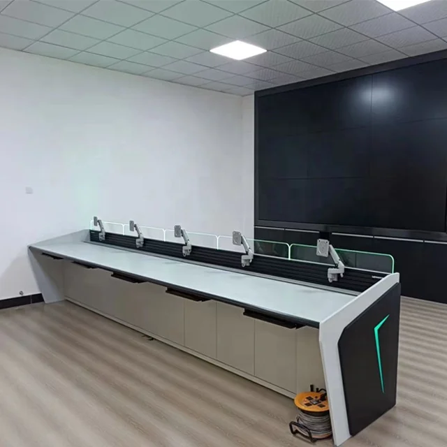 Ergonomic control room console for all-weather operating environment