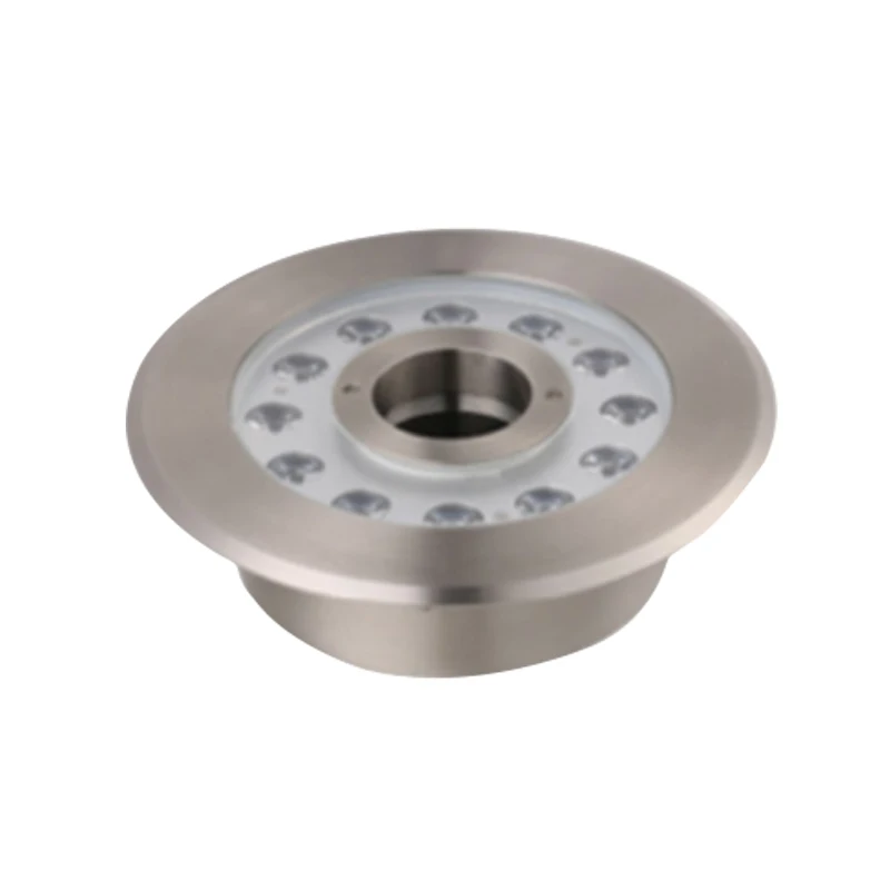 Stainless steel underwater fountain light RGB LED pool lighting DMX512 IP68 waterproof 12W 18W fountain landscape light