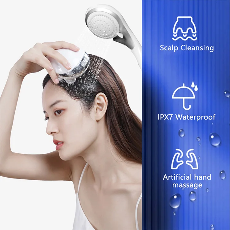 New Hair Scalp Head Massager Vibration Octoopus Head Massager With Red Light Easy Use Scalp Massager