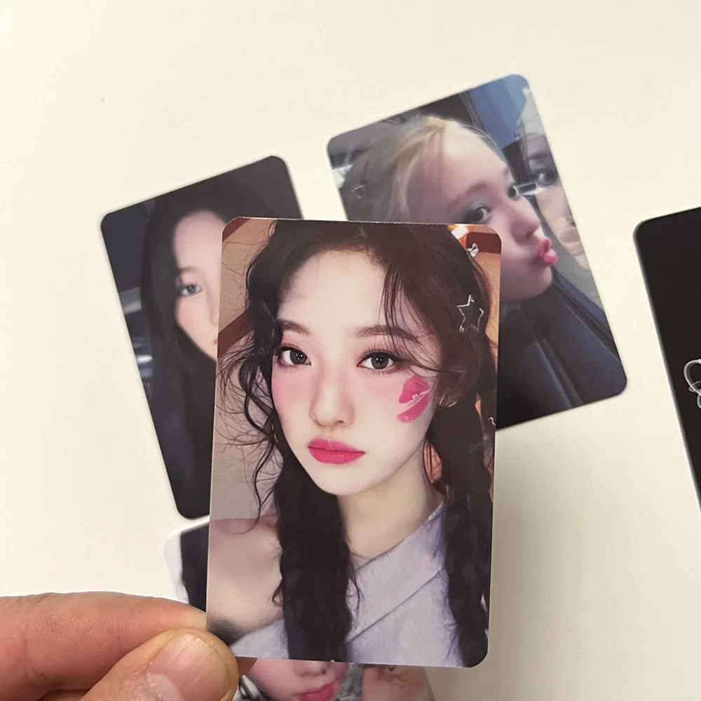 4/5Pcs/Set KPOP Karina Winter Armageddon 1st Album Lomo Cards Ningning Giselle Zine Authentic Superbeing Ver HD Selfie Photocard