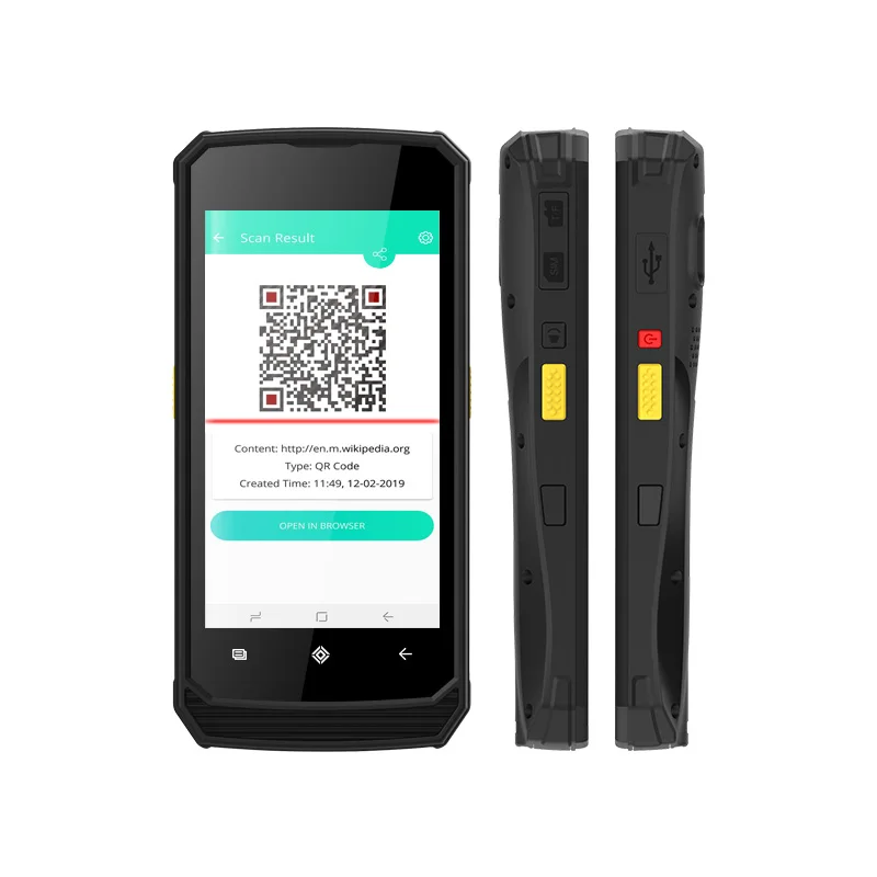  5 0 дюймов M580 Горячая замена NFC 4G Lte портативный Android PDA с 500 мАч + 3900 двойной батареи сканер