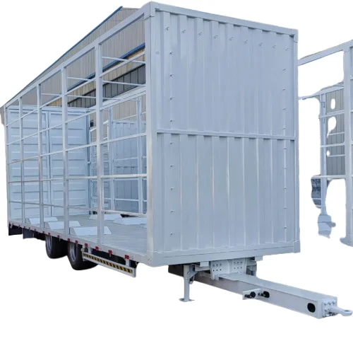 China Manufacture 2/3/4 Axles Drawbar Fence 20 26 Ton Full Semi Trailers Hot Selling In Russia