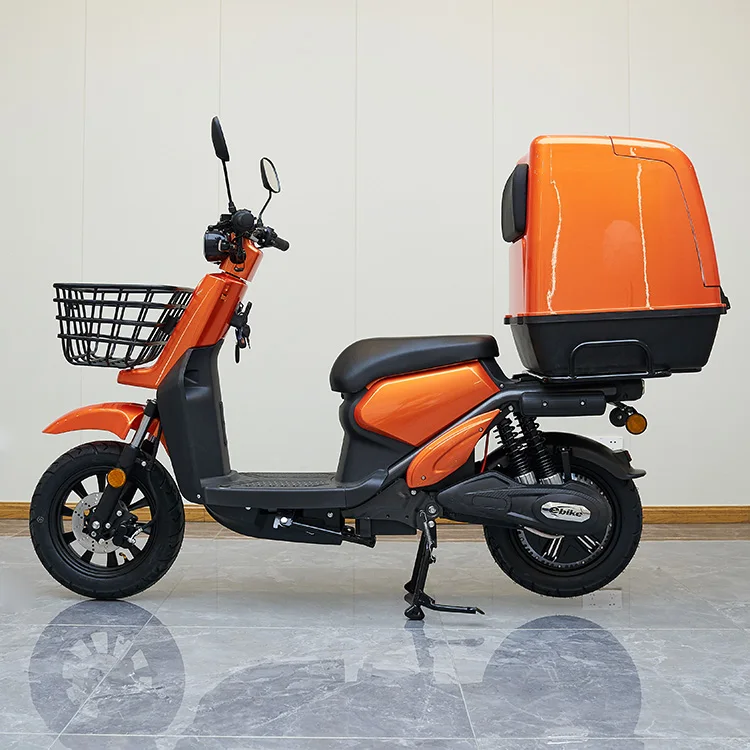 CKD SKD 60km/h max speed 70km range 1100/1300w fast food post delivery electric scooter moped