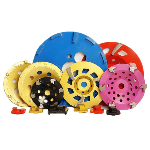 4 Inch tool part abrasive tool diamond single row grinding disc cup wheel for granite marble concrete terrazzo