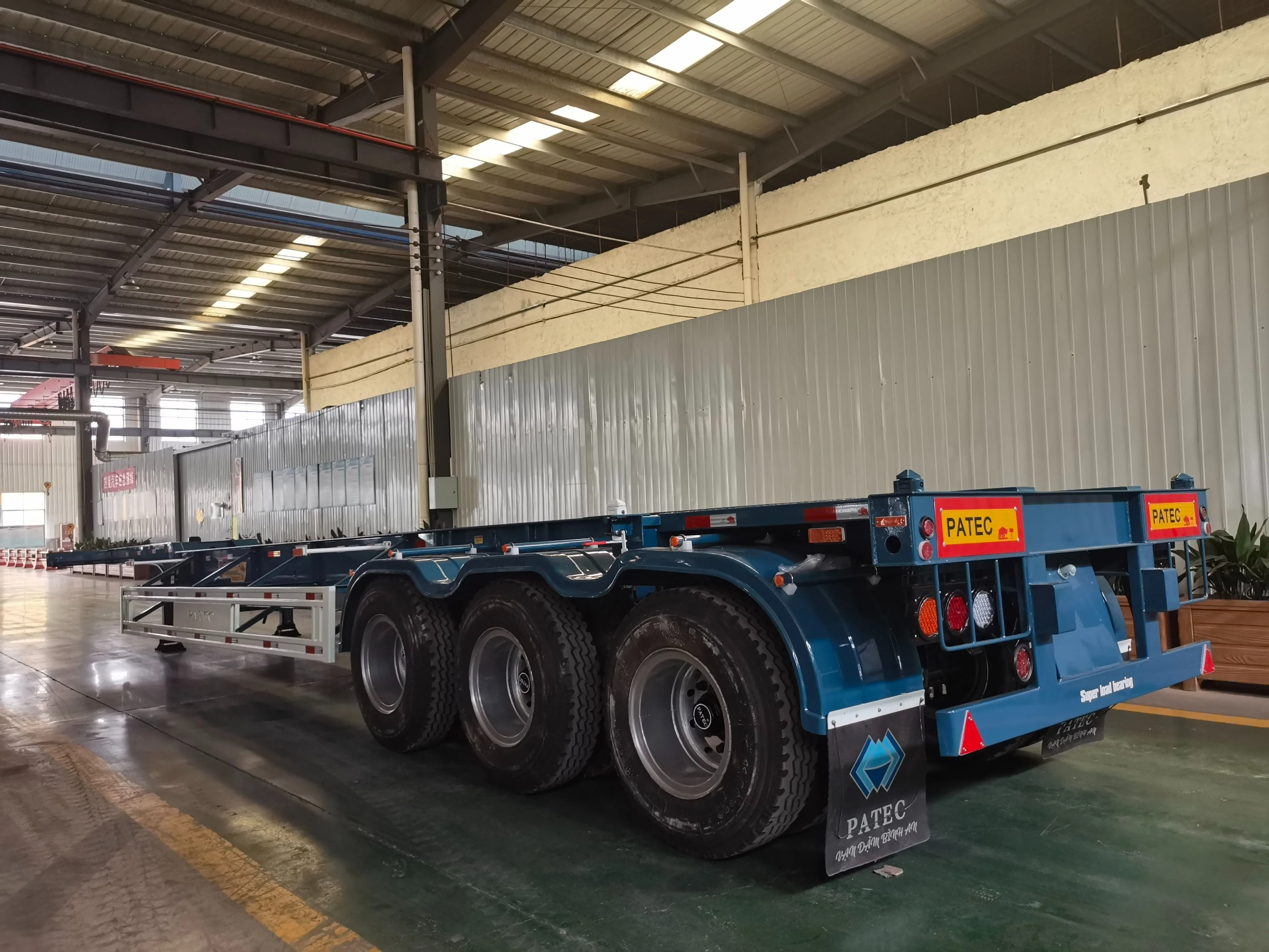Advanced design Graphic customization 3Axles 20ft Side Loader Semi Trailer Dock Sidelifter Container Truck Tractor Trailer